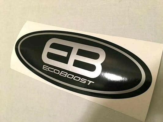 Ford Emblem Overlay EcoBoost EB Style Oval Badge Vinyl Decal Sticker Custom