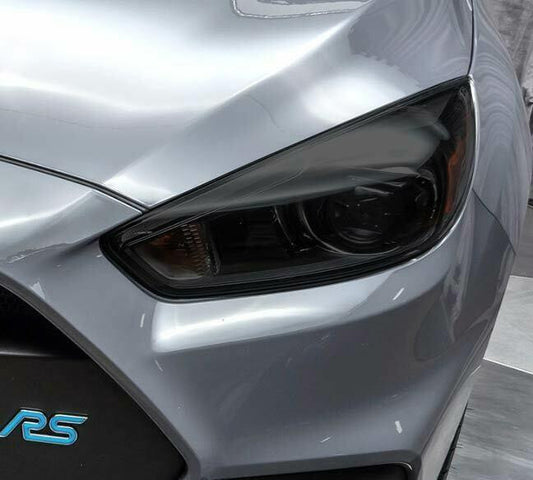 Ford Focus RS Smoked TINT Headlight Blackout Lens Precut Vinyl Decal PPF Overlay