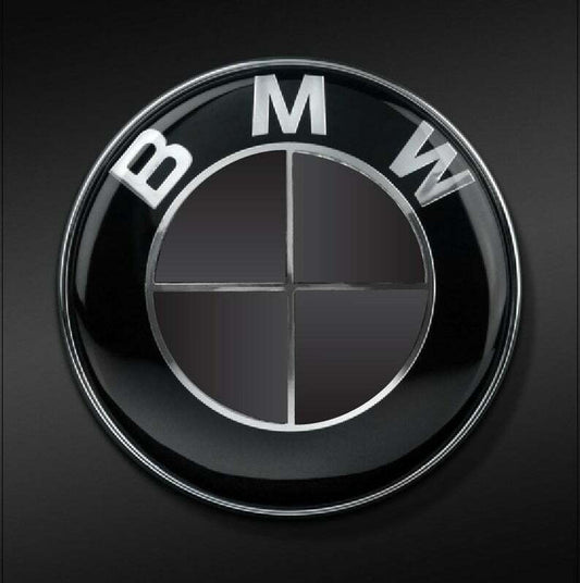 BMW Emblem Blackout OVERLAYS Badge BLACK Vinyl Decal Sticker Insert Inlay