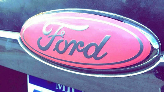 Ford Emblem PINK Overlay Oval Badge Vinyl Decal Sticker Cover Any Year / Model