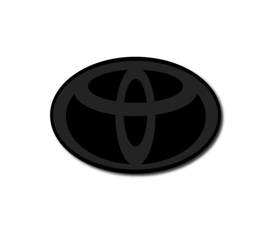 Toyota Supra Emblem Overlay Black Badge Blackout Decal Precut